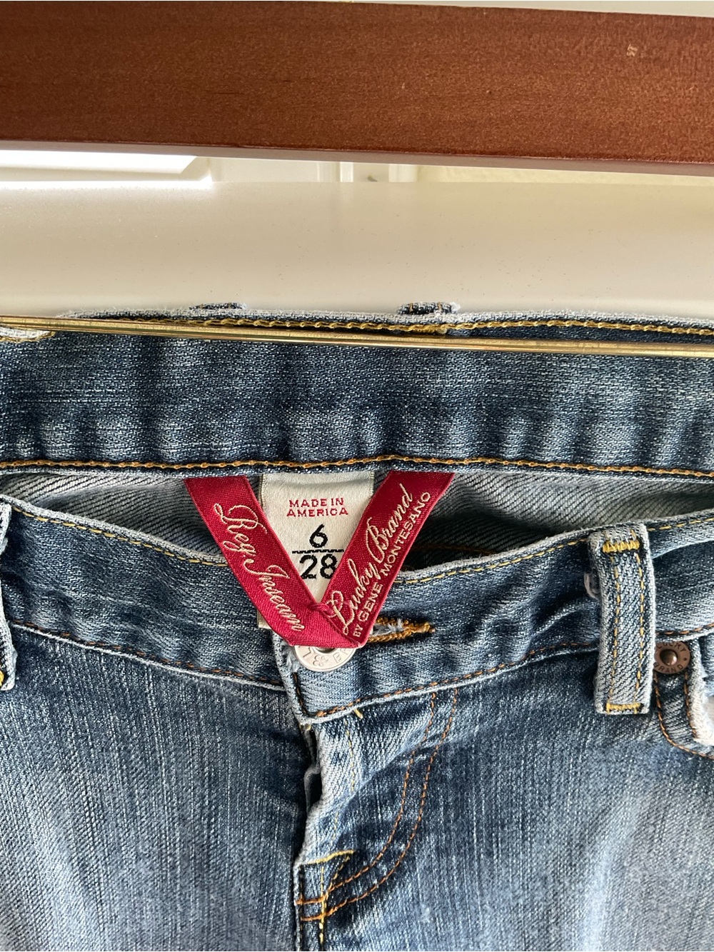 Vintage Lucky Brand Lil Maggie Button Fly Jeans, Size 6 - Picture 2 of 13